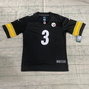 Pittsburgh Steelers Russell Wilson 3 Nike Black Jersey